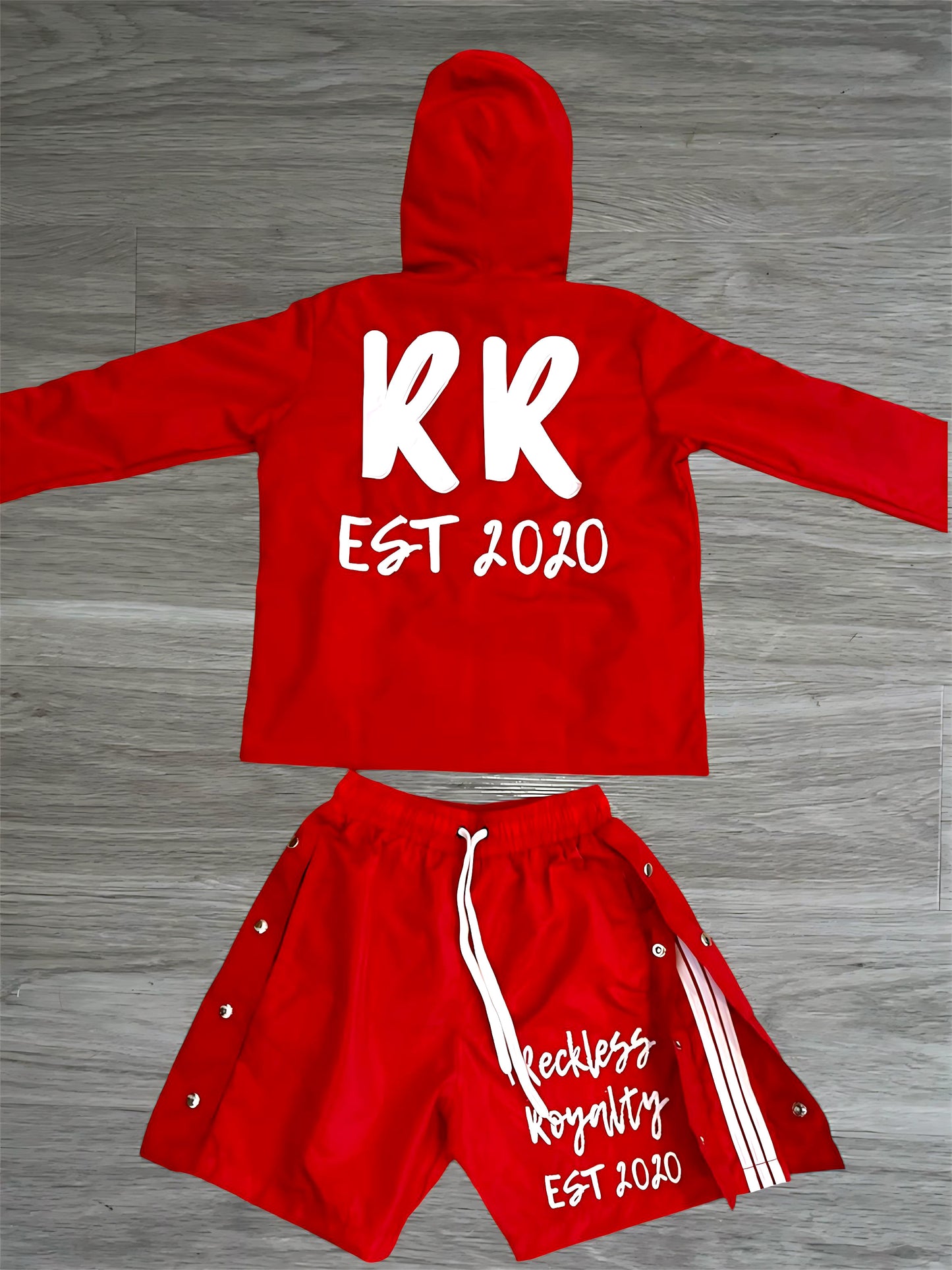 Red Windbreaker Set