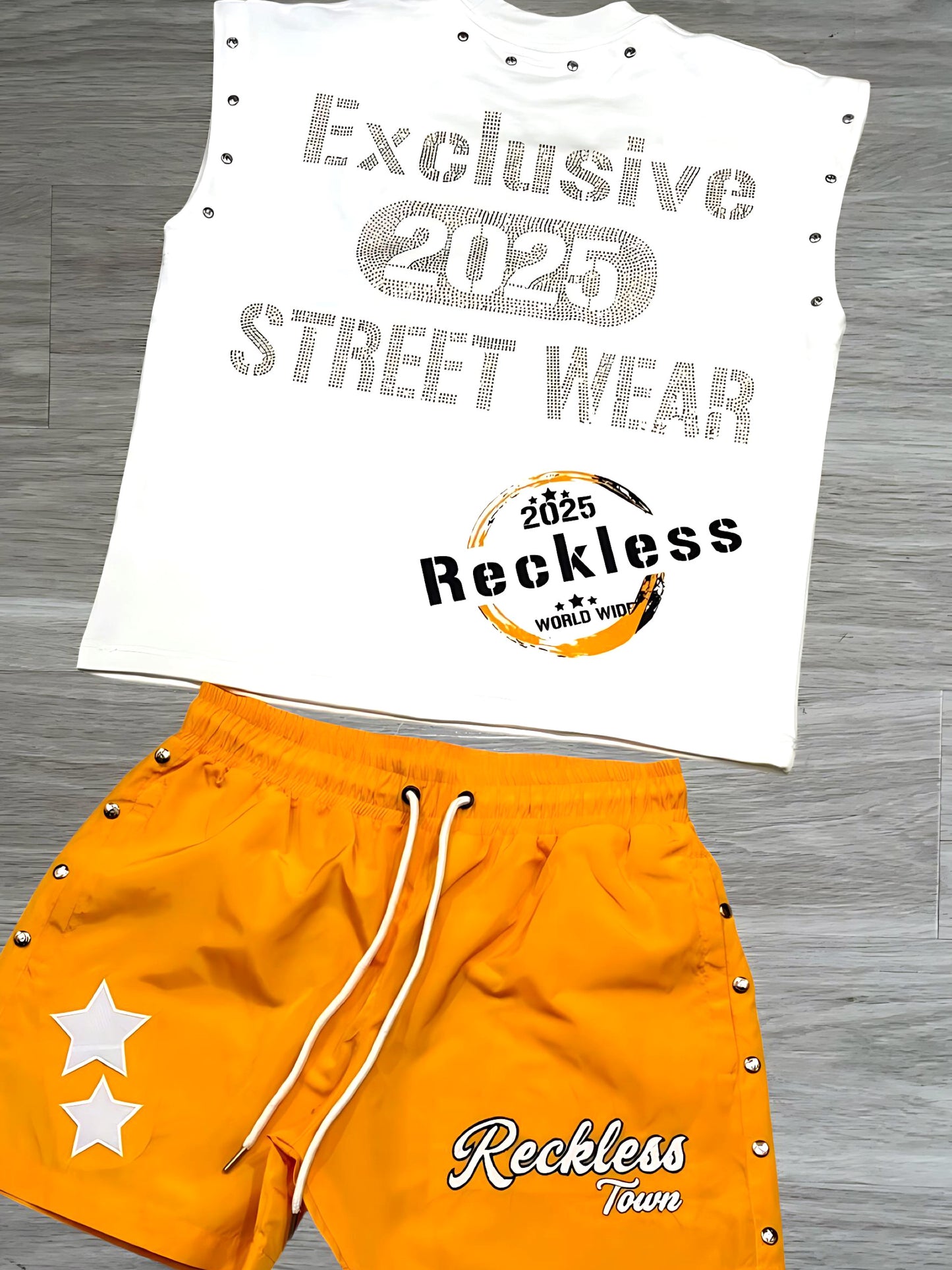 Yellow Rhinestone Set