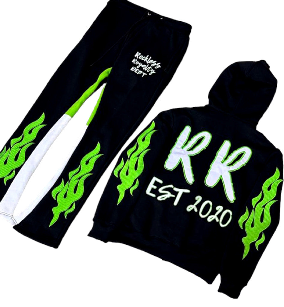 Lime Green Flame Sets