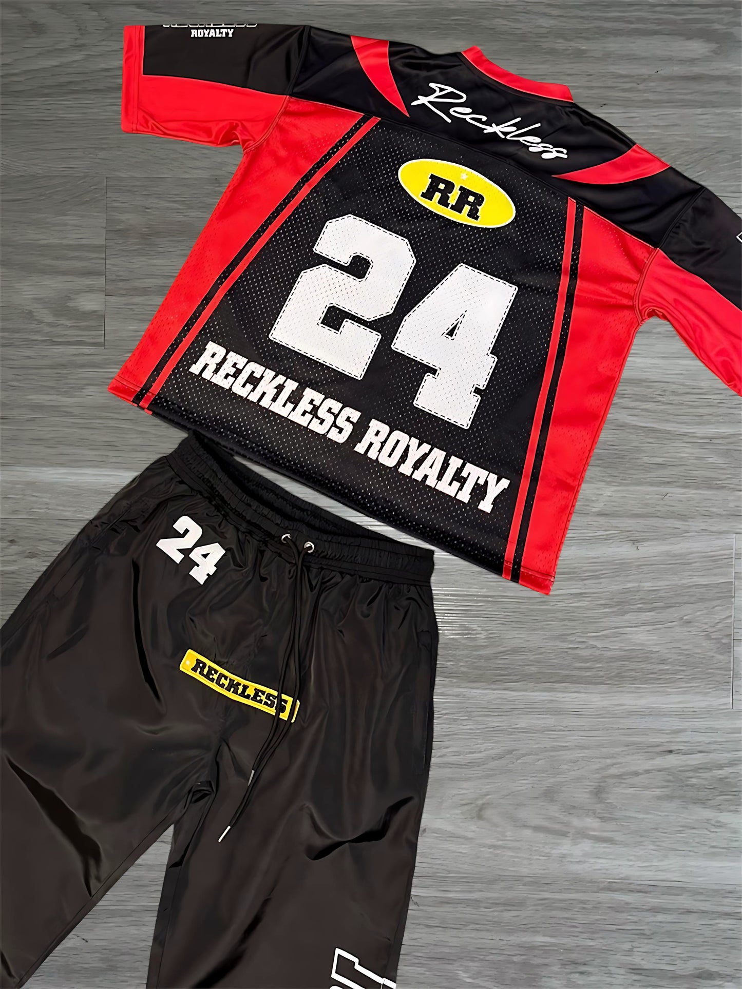 Patch Red Jersey Set
