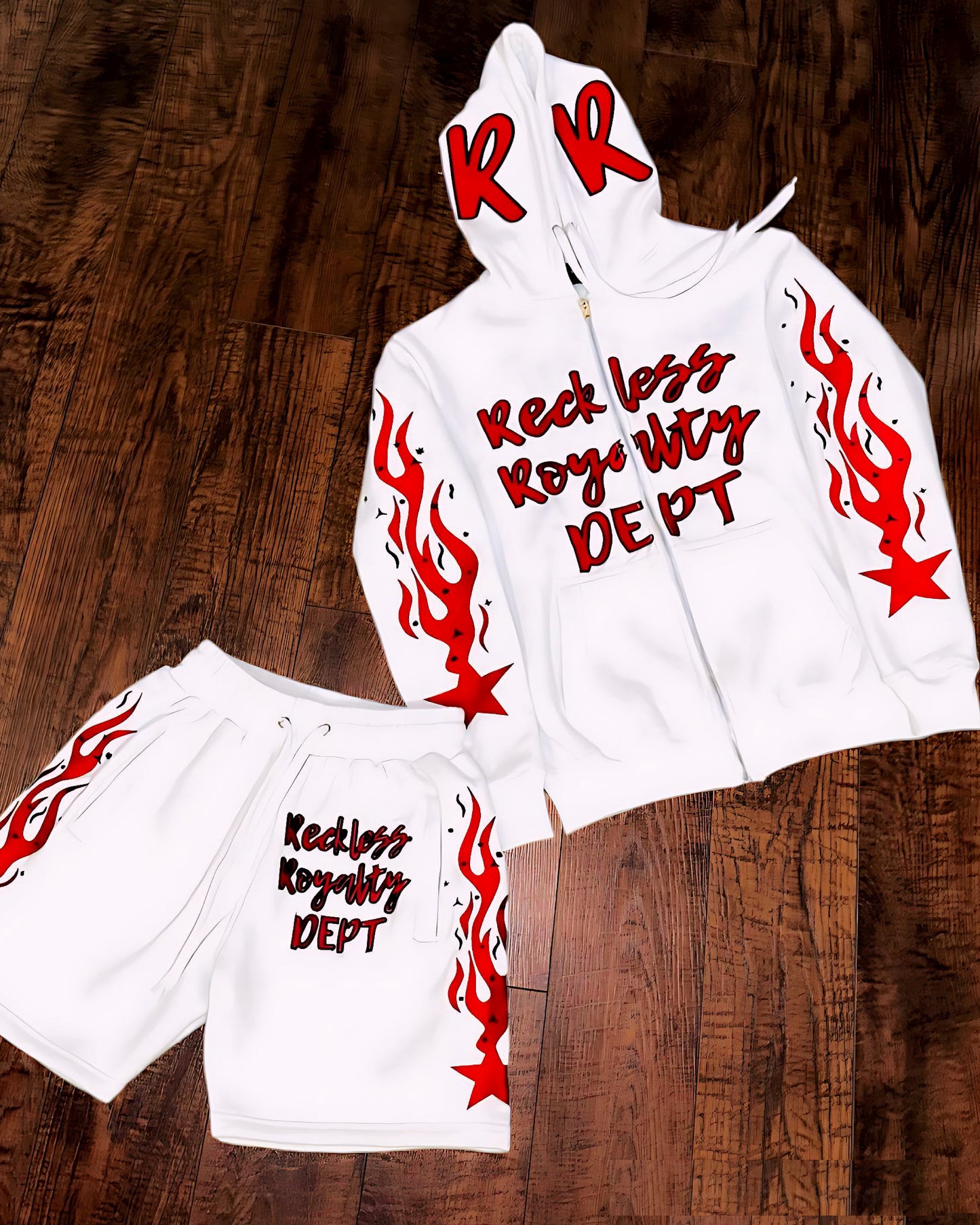 Flamed Star Short Set