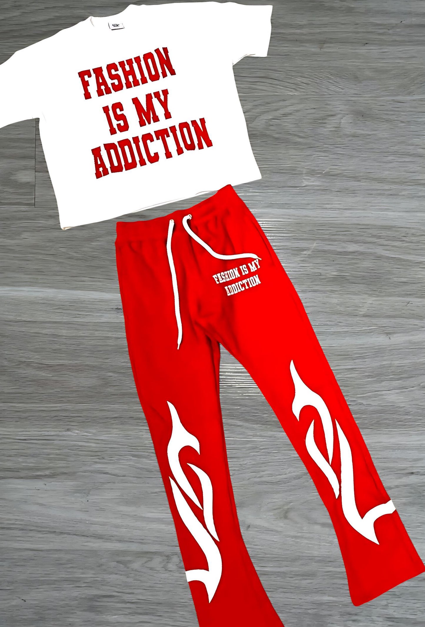 Red Distressed Set