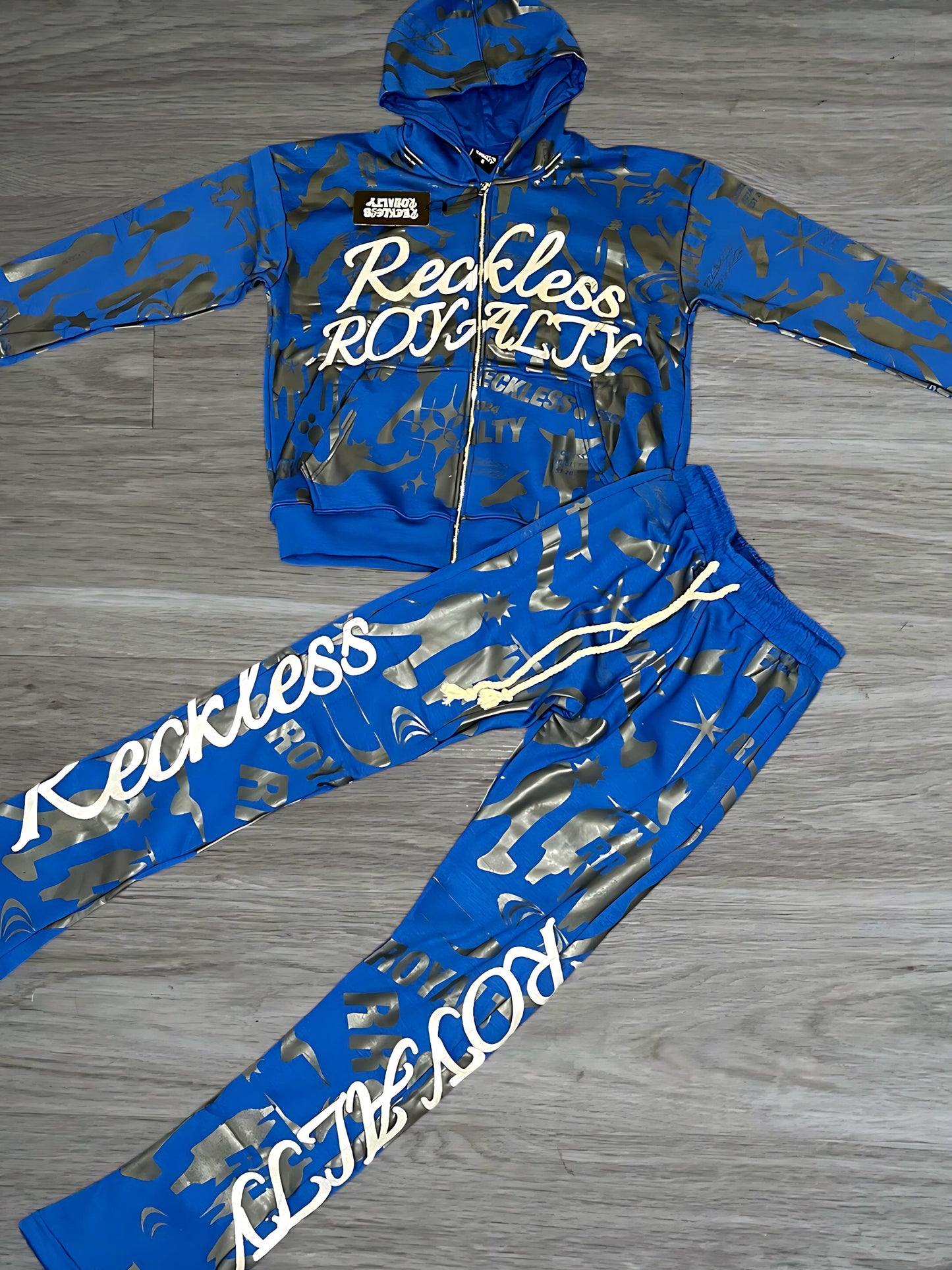 Blue Graffiti Sweatsuit