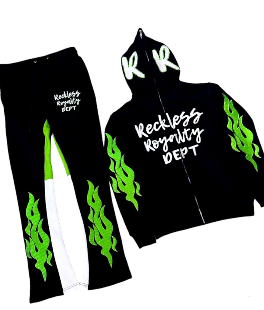Lime Green Flame Sets