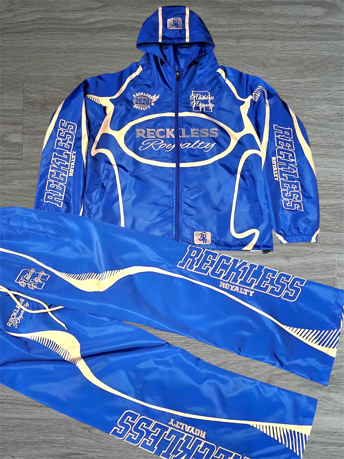 Blue Windbreaker Set