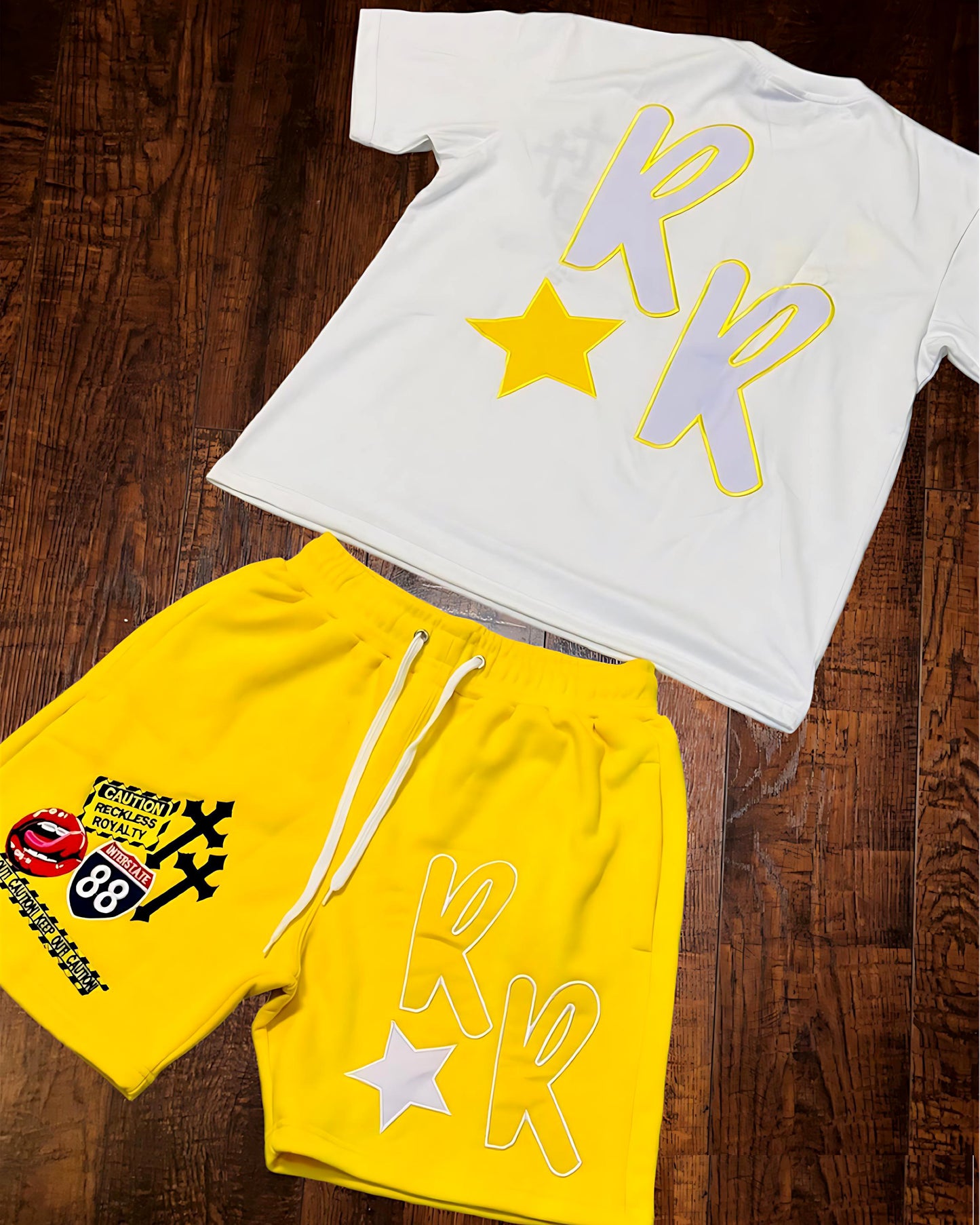 Yellow Patch Work Set