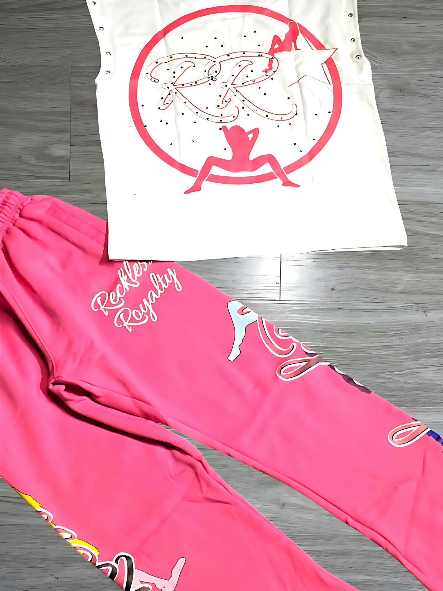 Pink Rhinestone Set