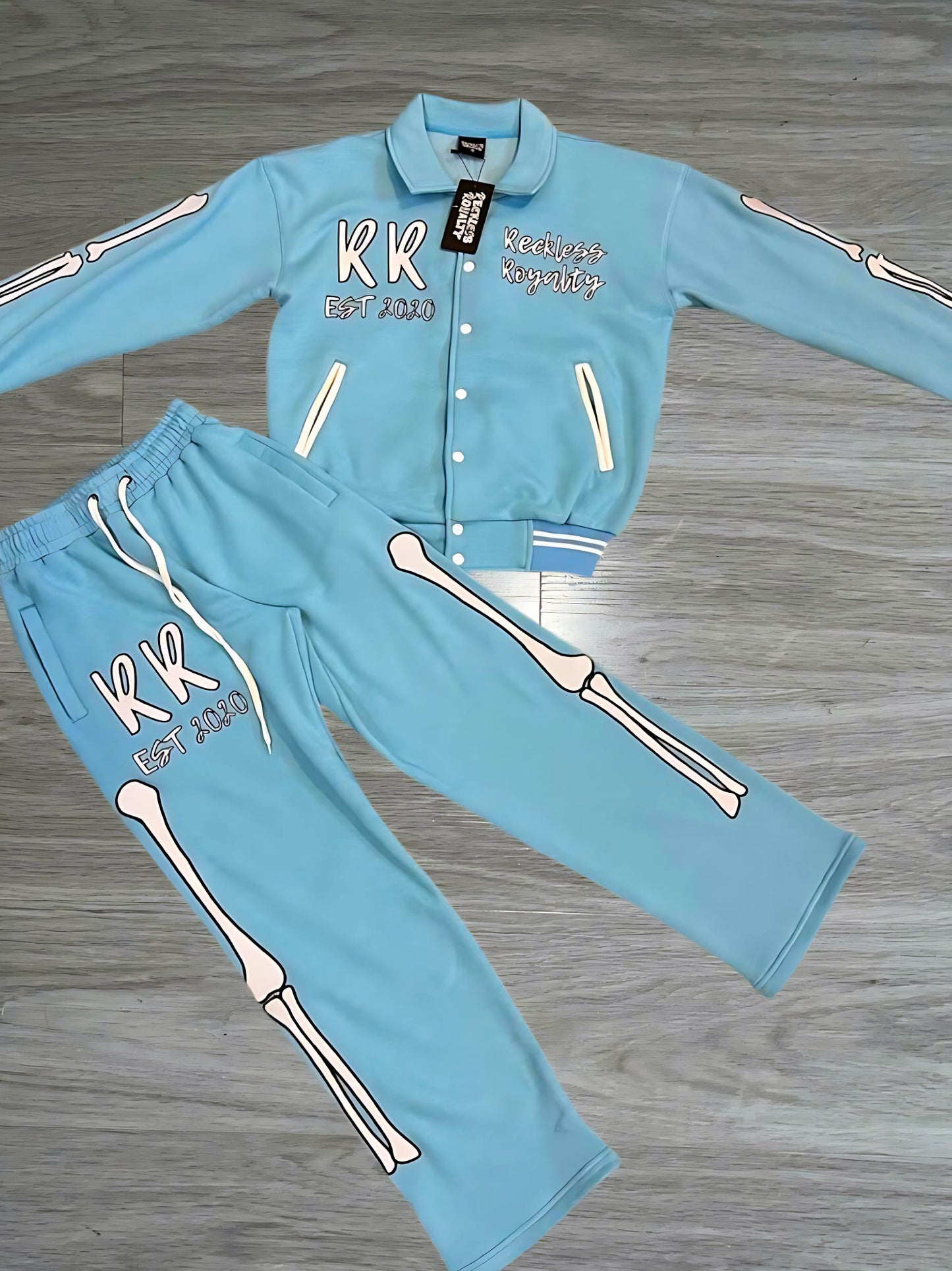Baby Blue Bone Set