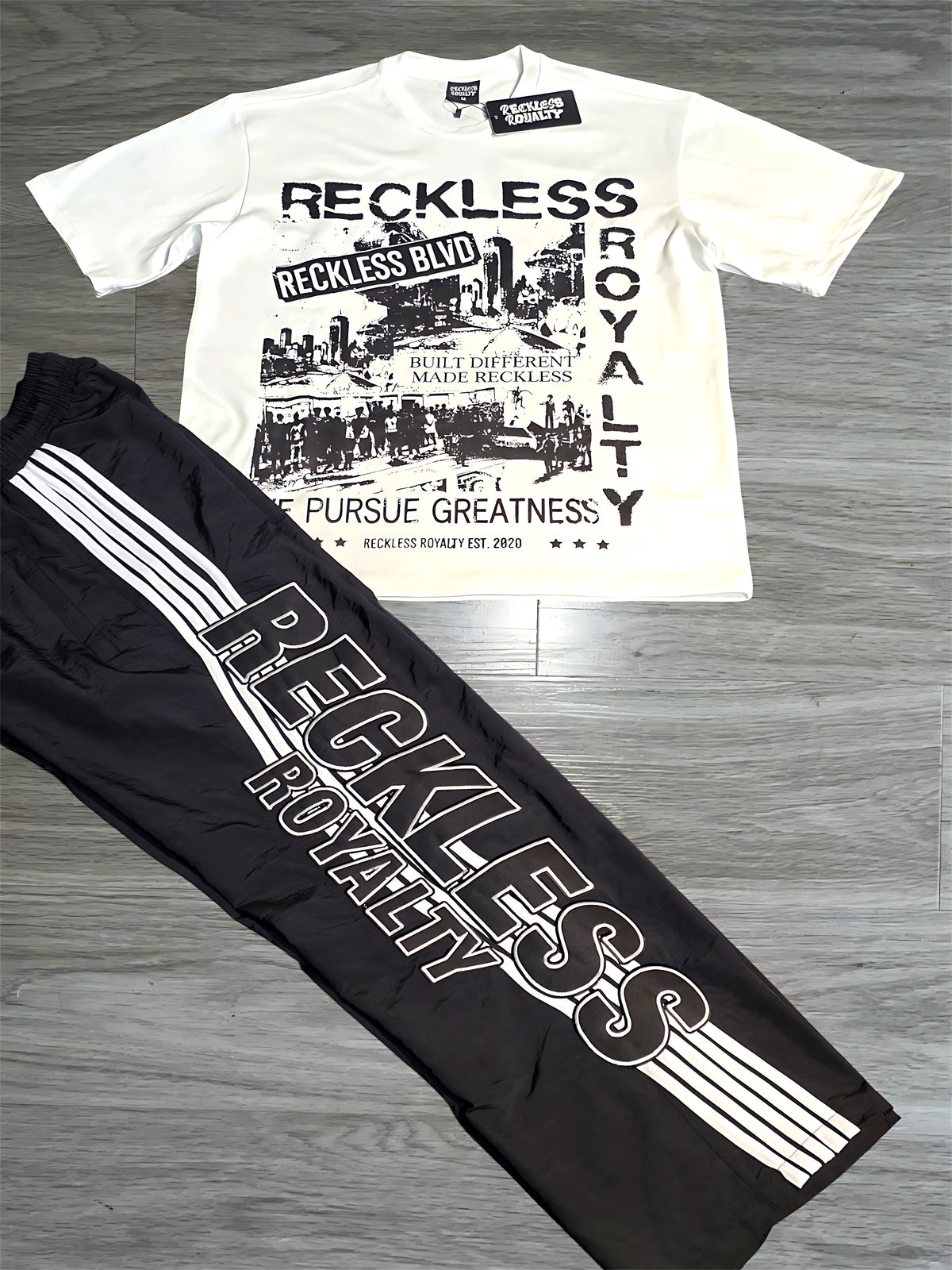 Black & White Pants Set
