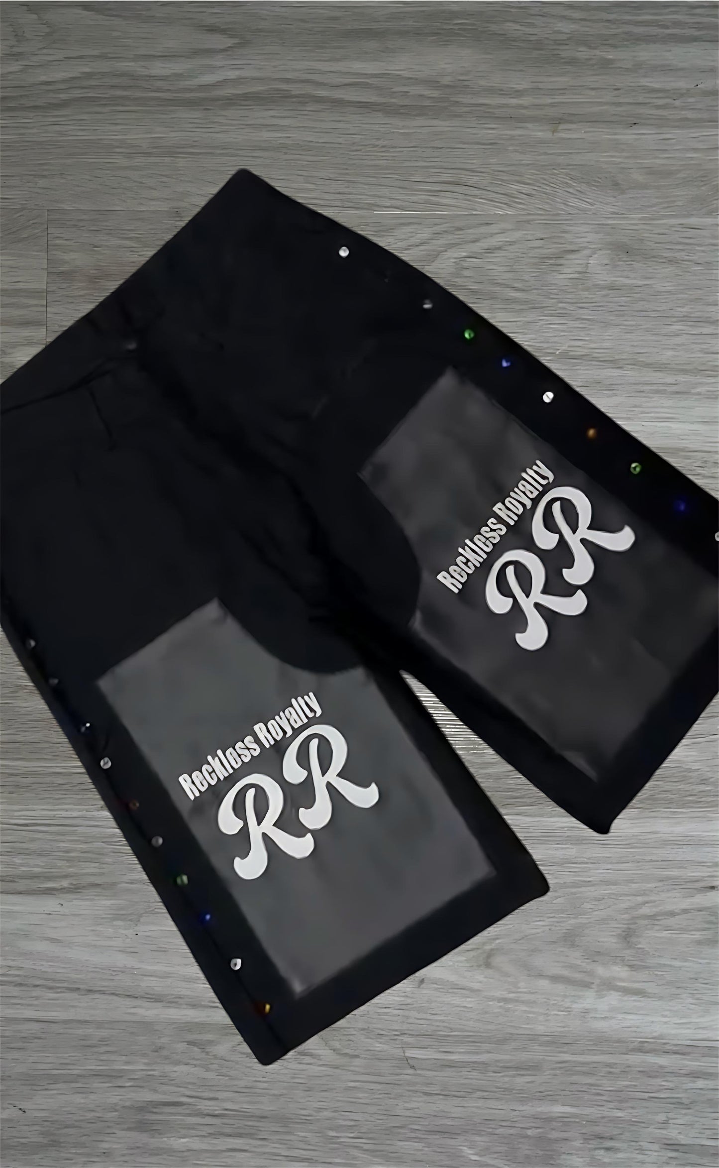 Black Jean Shorts