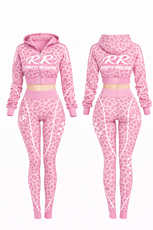 Pink Leopard Reckless Pretty Set (See Full Description Before Ordering)
