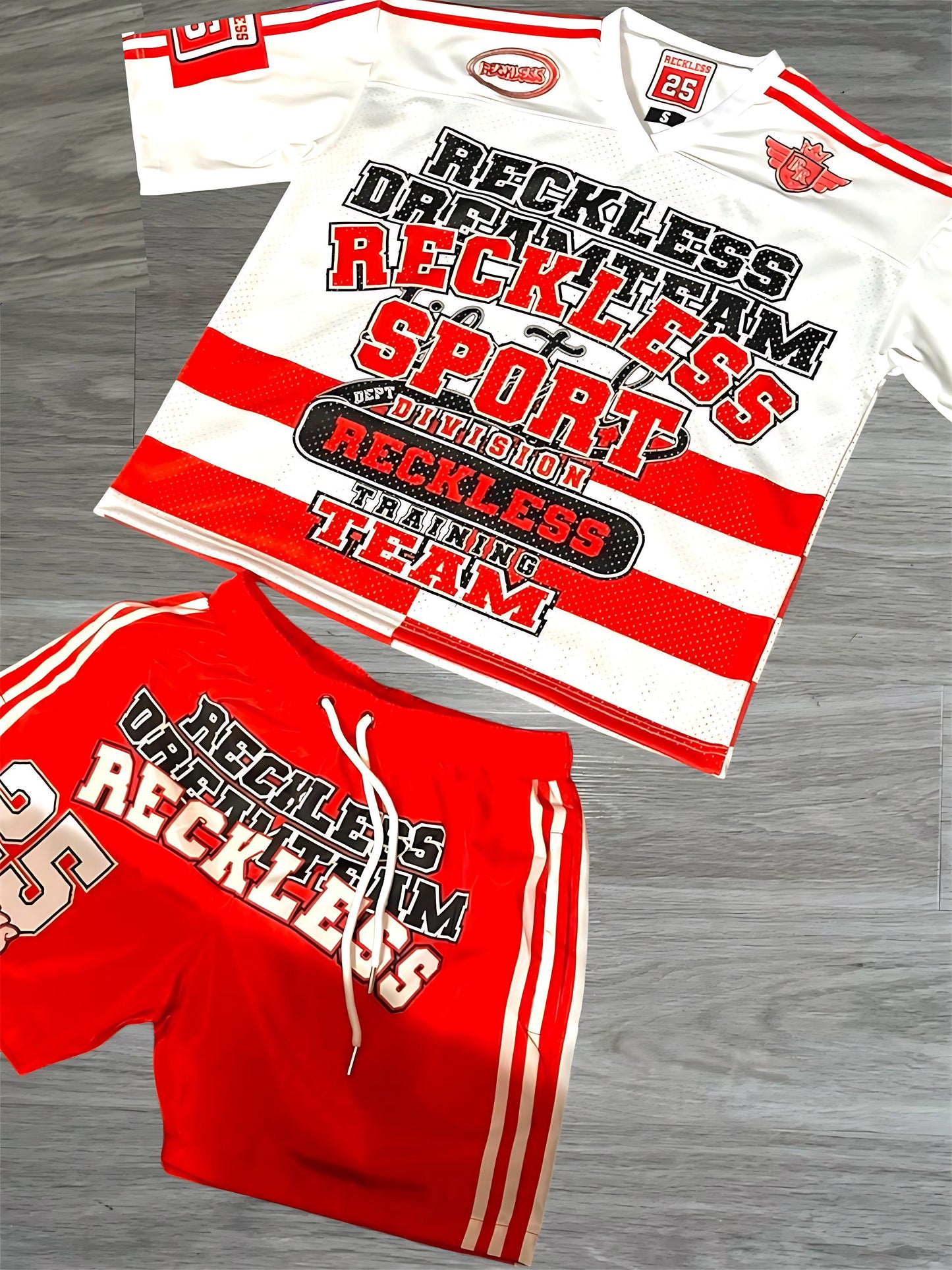 Red Jersey Set