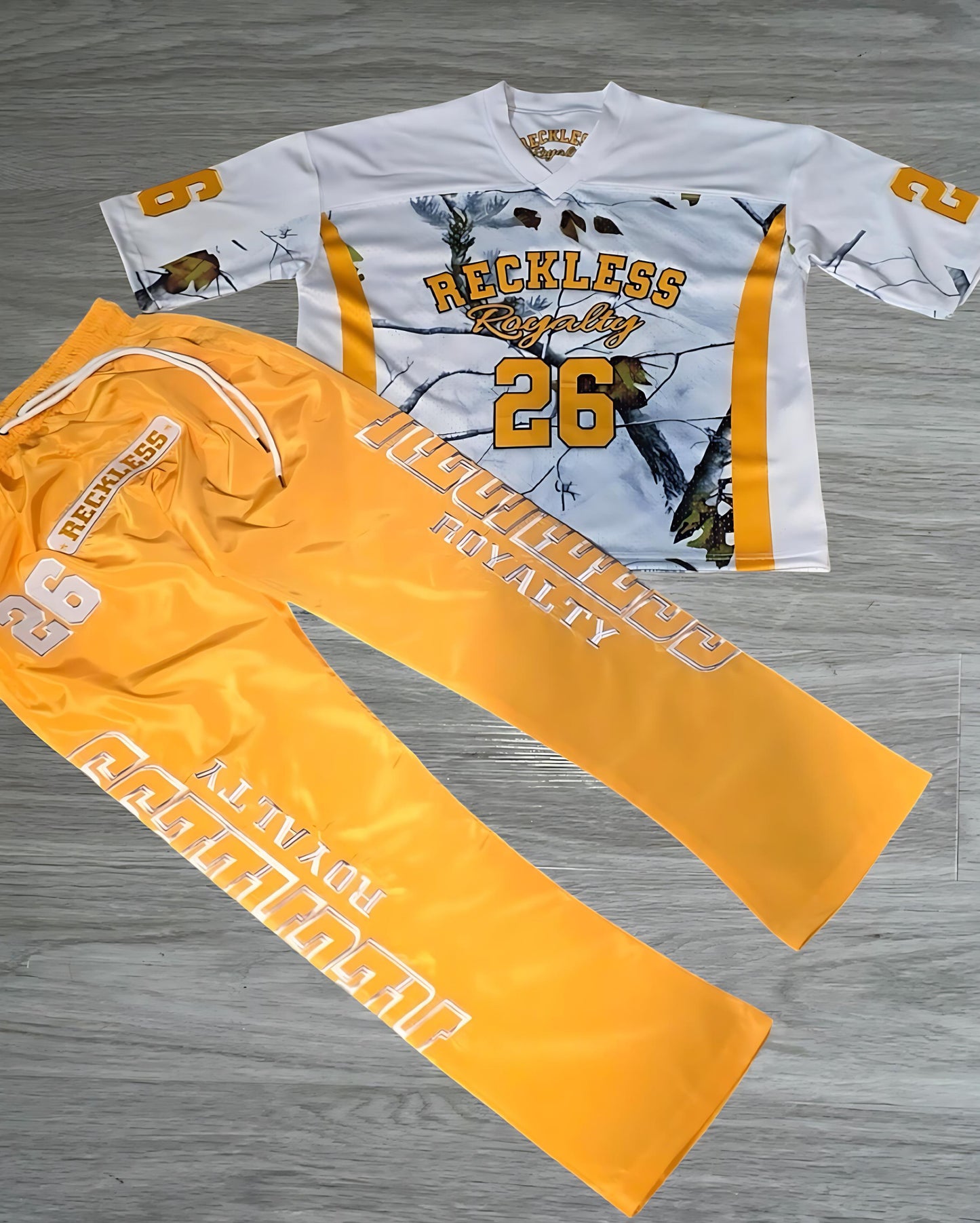 Yellow Real Tree Jersey Set