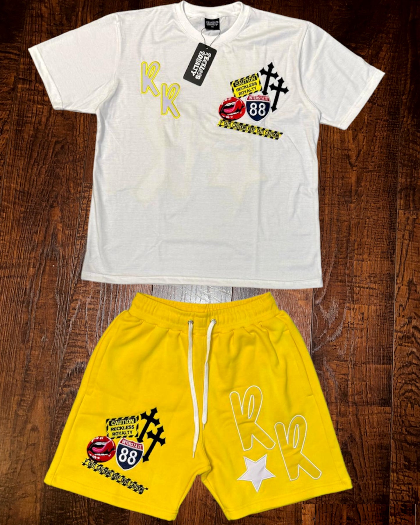 Yellow Patch Work Set