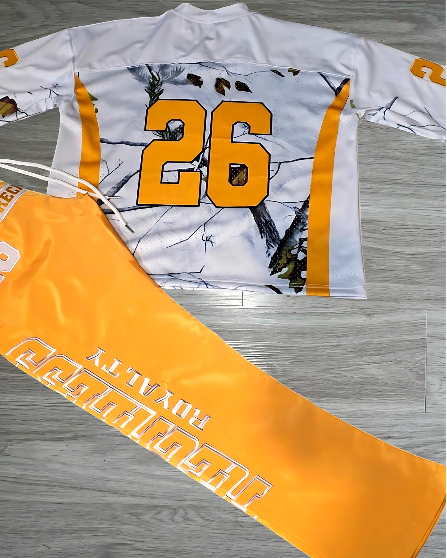 Yellow Real Tree Jersey Set